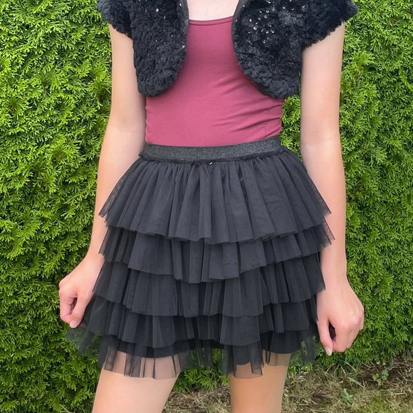Zara Kids Tiered Tulle Skirt Size 11-12 - Picture 1 of 2